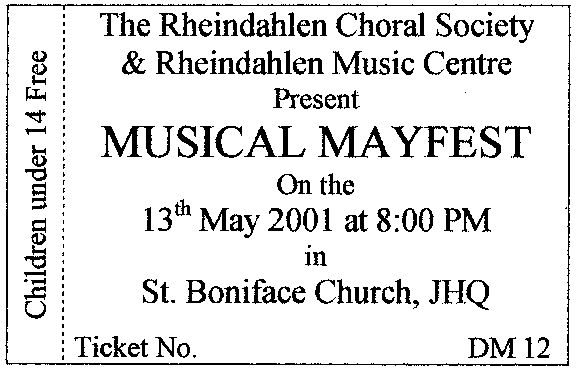 mayfest ticket