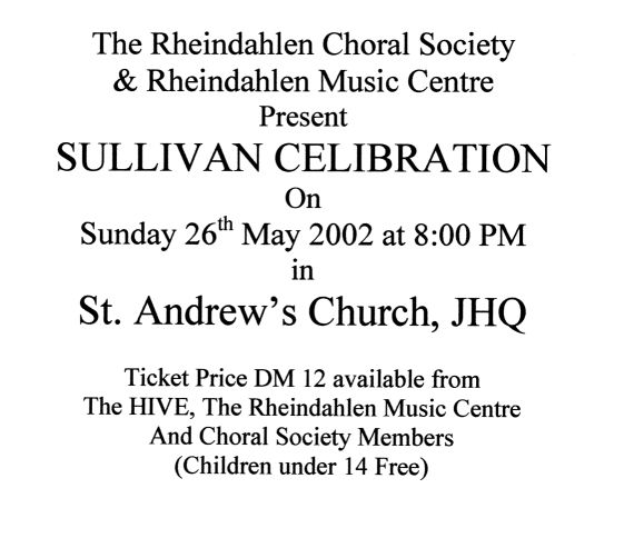 sullivan concert advert